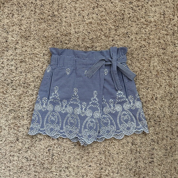 Zara gingham skort with bow - Picture 1 of 2